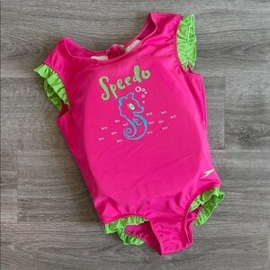 Speedo kids zip up life jacket one piece swimsuit